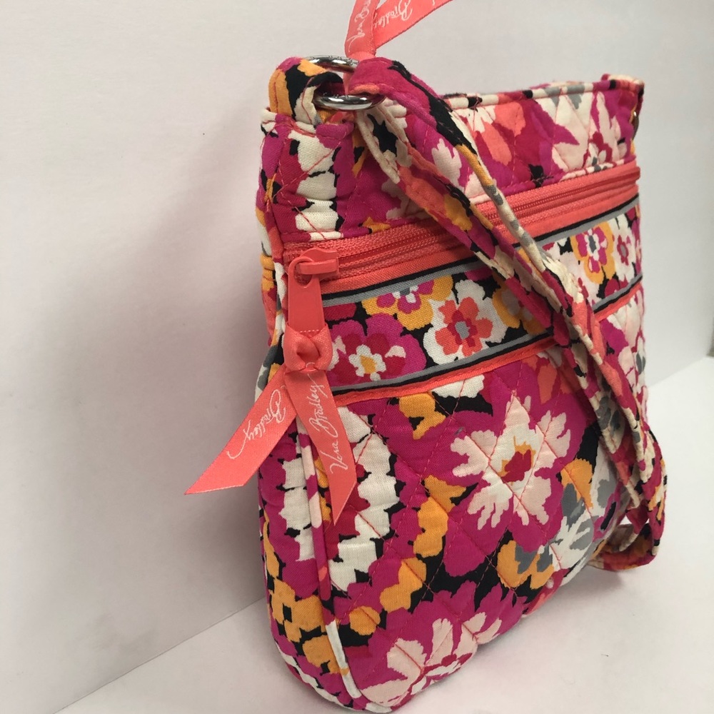 Vera Bradley Pixie Blooms Double Zip Hipster - image 4